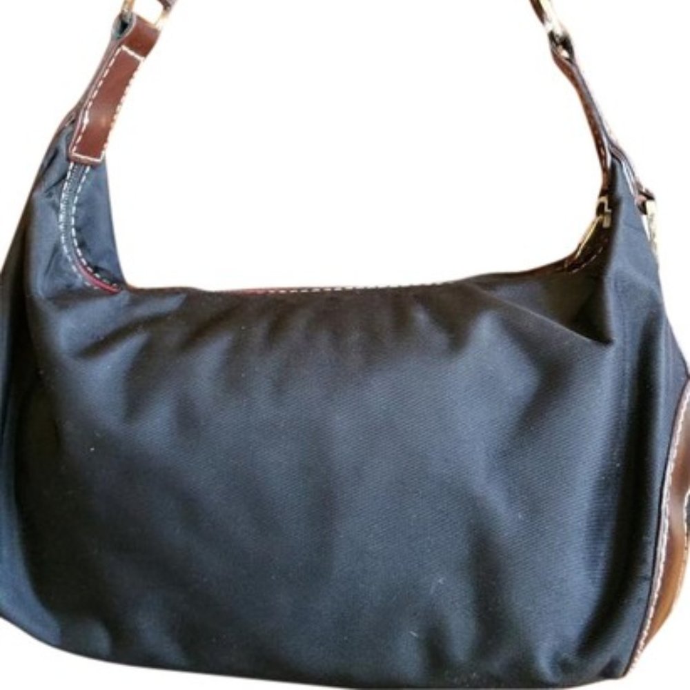 Vintage Lancel Bowling Miss Black & Brown shoulder